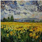 Unknown Yellow Field painting